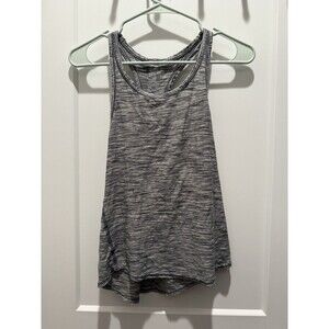 Women’s Lululemon Essential Tank Space Dye Camo Seal Grey Deep Coal Size 6